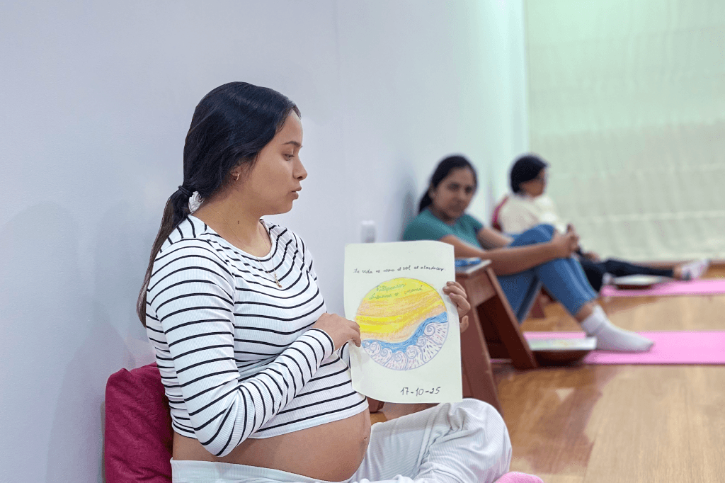Meditación y reflexión en círculo
